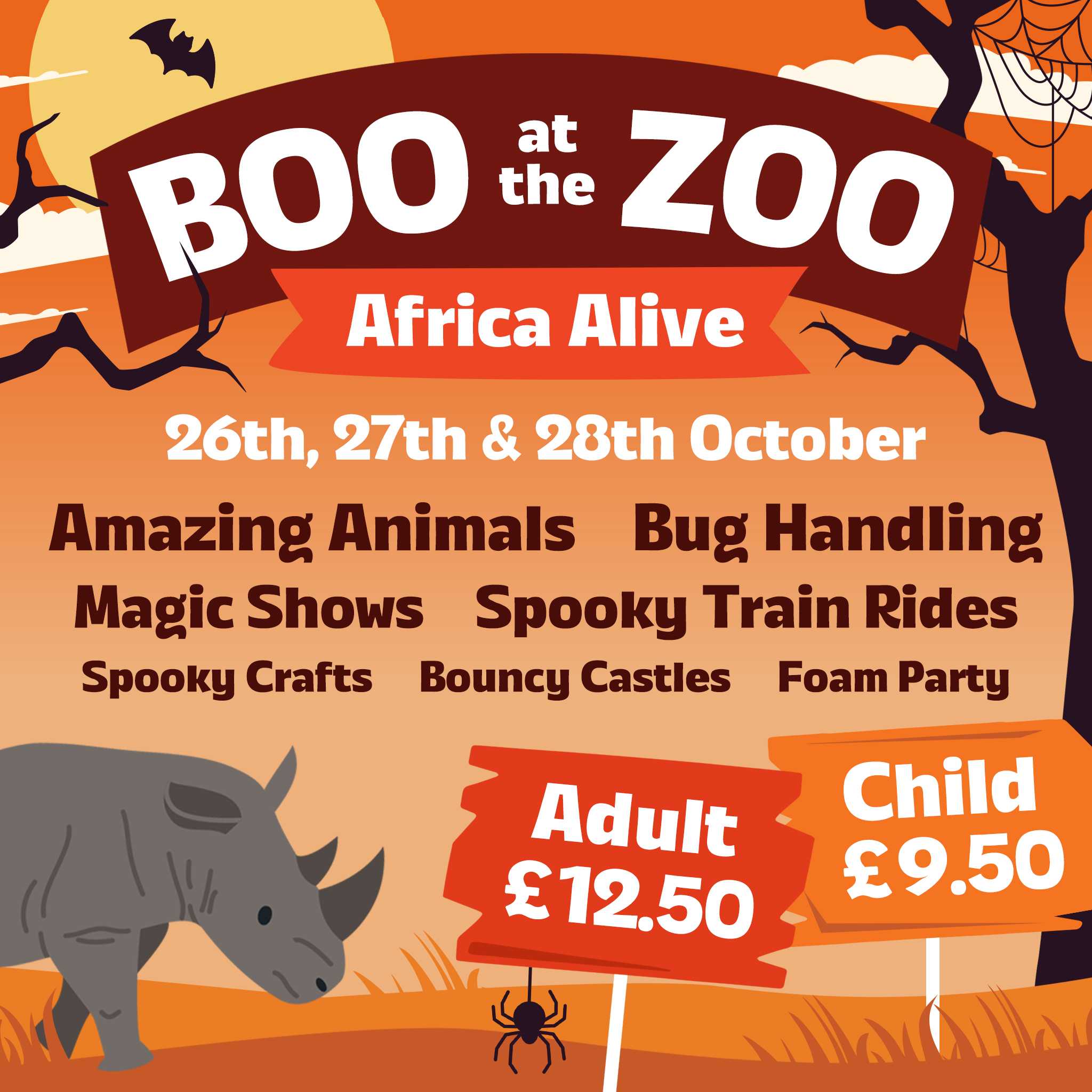 Boo at the Zoo! At Africa Alive Image