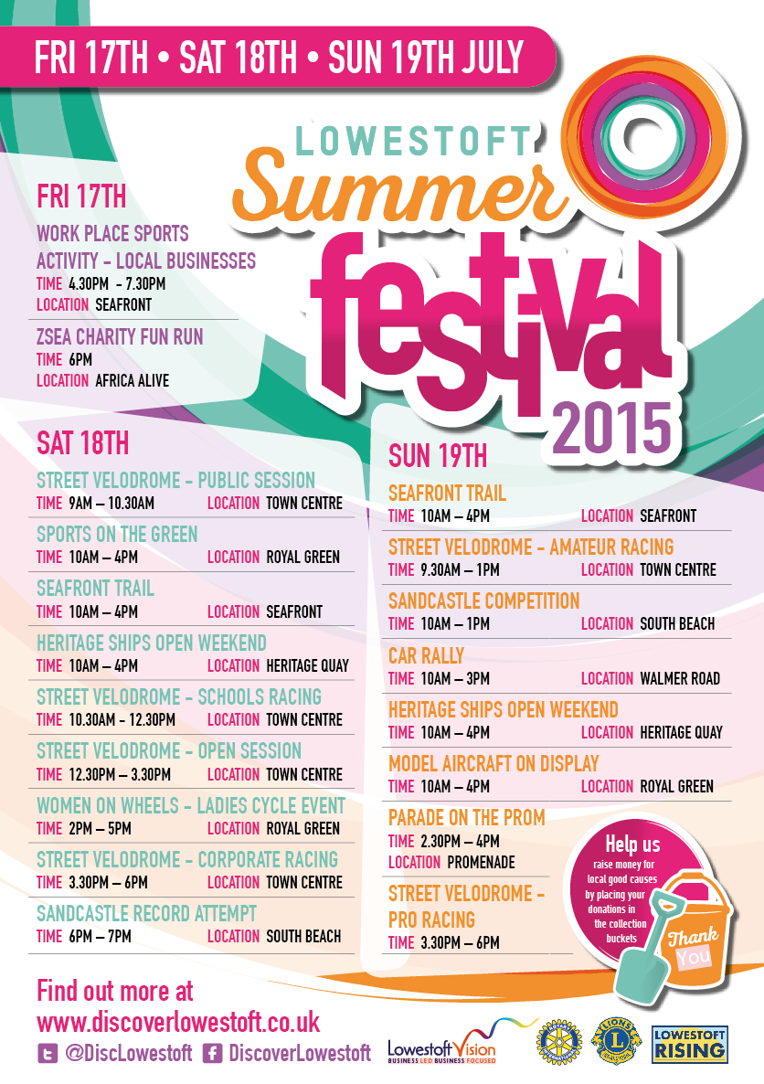 Lowestoft Festival Schedule